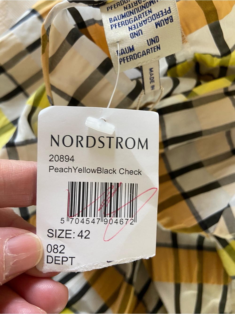 NWT Pferdgarten Check dress size 10 - Picture 7 of 12